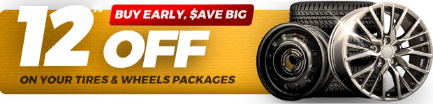 12% on tires & wheels packages - Promo code KIT12
